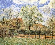 Camille Pissarro, Pear trees bloom in the morning